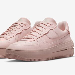 Nike Air Force 1 PLT.AF.ORM  DJ9946 600 Pink Oxford Women's Athletic Shoes